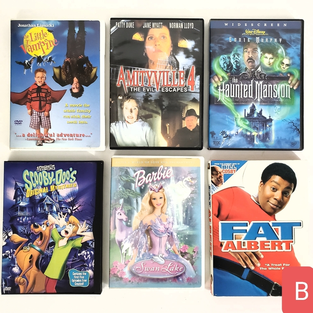6 Asst DVD's Family & Kids Comedy LOT B Disney